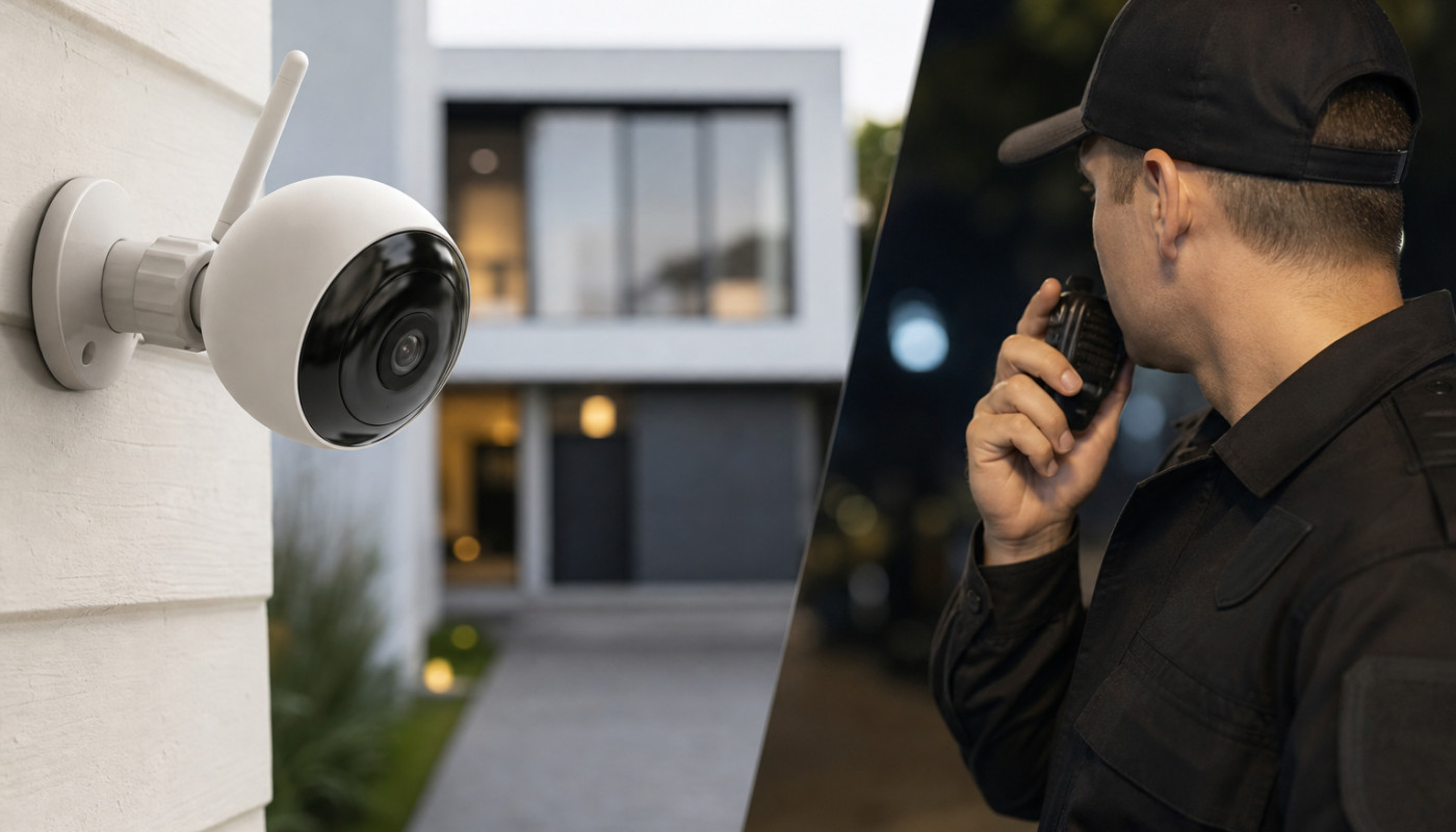 À qui faire confiance pour surveiller sa maison : caméra intelligente ou agent de sécurité humain ?